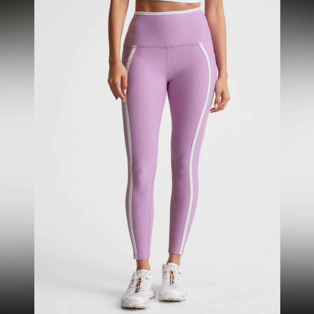 Beyond Yoga Spacedye Slim Racerback Crop & Spacedye New Moves Midi Leggings Set - Picture 8 of 12